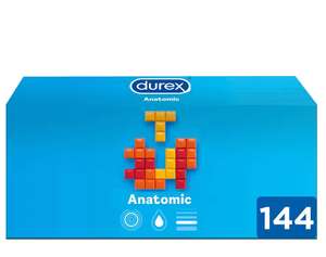 Durex Preservativos Originales Anatomic - Pack Ahorro 144 condones