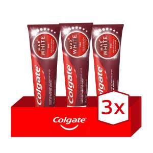 Pack de 3 tubos de pasta de dientes COLGATE MAX WHITE