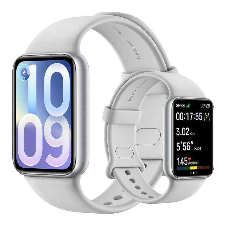 XIAOMI Smart Band 10 Pro, Pulsera Inteligente, Plata