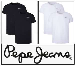 PEPE JEANS Pack de 2 camisetas en blanco o negro