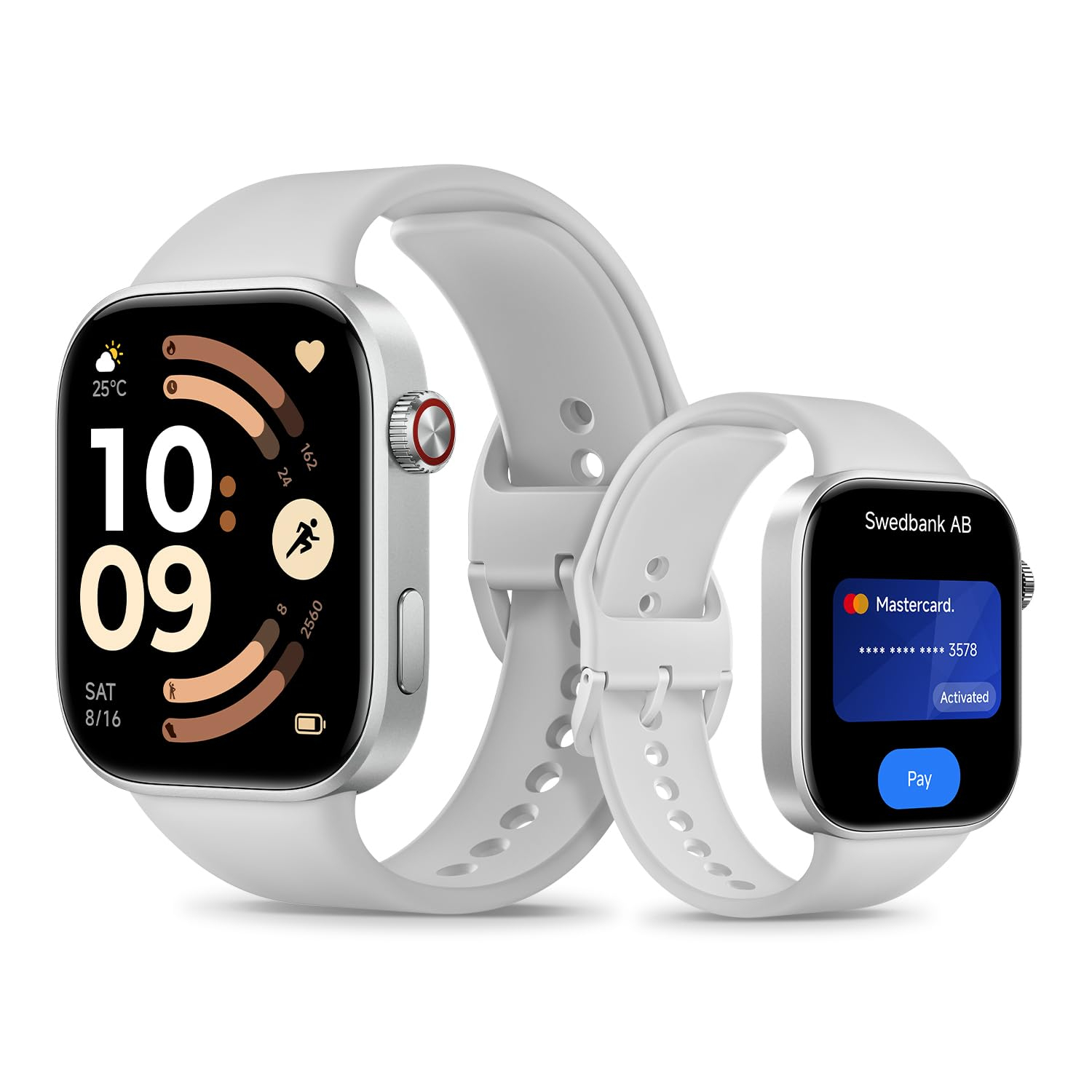 XIAOMI Redmi Watch 6 NFC, smartwatch Hombre y Mujer, 24 días, Gris