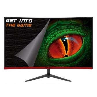Monitor Gaming Keep Out XGM24PROII 23.8" LED FullHD 165Hz 1 ms G-Sync Compatible, Pantalla Curva
