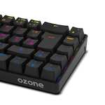 Ozone Tactical Mini - Teclado Mecánico 60 % Switches Red LAYOUT FRANCÉS