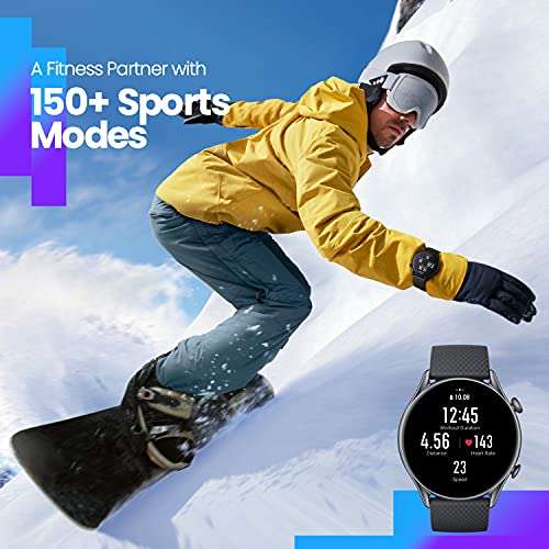Amazfit GTR 3 Pro Smartwatch Pantalla AMOLED de 1.45