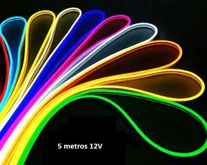 Tira LED flexible de 5m (varios colores)