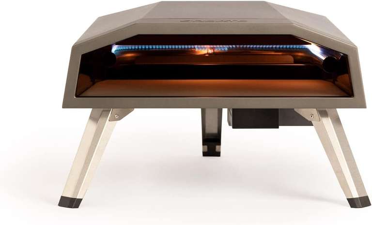 CREATE - PIZZA MAKER PRO - Horno de gas para pizzas portátil - 380º-500º - Sistema de seguridad Flame Out