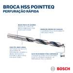Bosch Professional 10 brocas helicoidales HSS PointTeQ, para metal