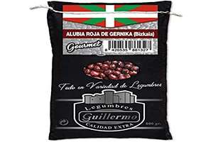 Guillermo | Alubia roja de Gernika - Saco 500 g. | Gourmet | Calidad Extra | Alto contenido en proteína vegetal | Destaca por su suave sabor