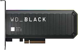 WD_BLACK AN1500 de 2 TB SSD NVMe AIC, hasta 6500 MB/s en lectura & 4100 MB/s en escritura