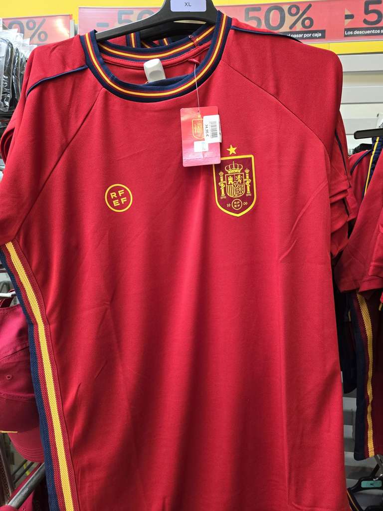 Camiseta Selección Española OUTLET - Carrefour (Etxebarri Ibiña)