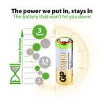 GP Batteries 23A:Pila alcalino de 12 V(paquete de 5 unidades)
