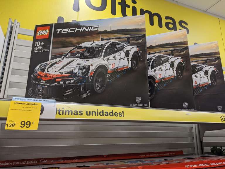 Lego Technic Porsche 911 en Carrefour Zaraiche, Murcia (Zona Outlet)