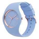 ICE-WATCH, ICE Glam Colour Sky, Reloj Azul para Mujer con Correa de Silicona, 015333 (Medium)