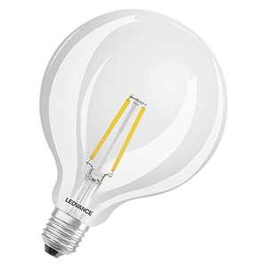 LEDVANCE Lámpara LED inteligente con tecnología WiFi, enchufe E27, regulable, blanco cálido (2400 K), SMART+ WiFi Globe Edison Regulable
