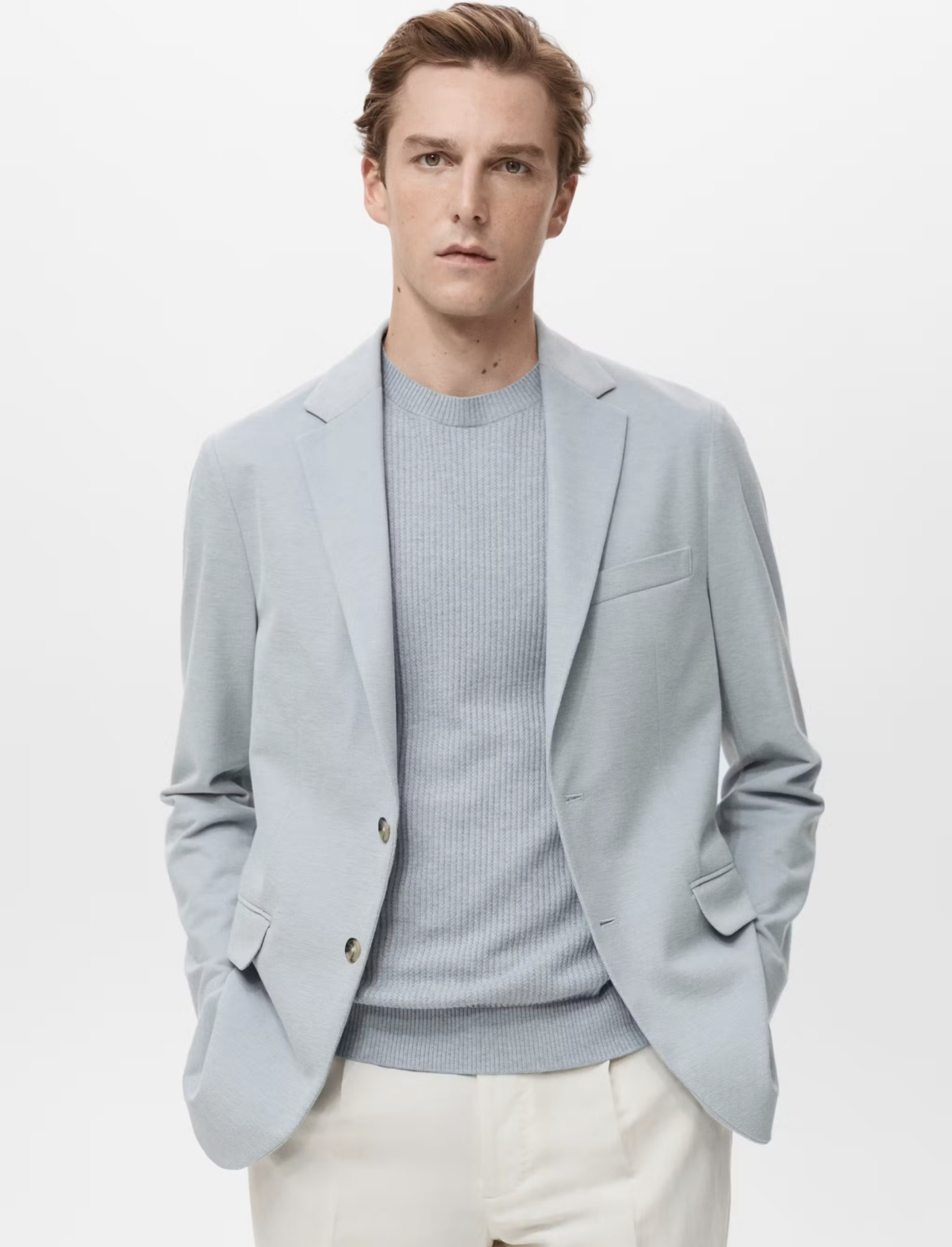 Americana Verner slim fit algodón