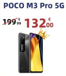 POCO M3 Pro 5G oficial 64GB, NFC, Octa Core, 90Hz, FHD de 6,5", Triple cámara de 48MP, 5000mAh - ENVÍO DESDE ESPAÑA - DIA 27 9AM