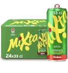 Pack de 24 Latas x 33 cl, Cerveza Mahou 5 Estrellas Con Limón, Sabor. Ligero y Refrescante, 0,9% de Alcohol. La Unidad sale a 0,57€