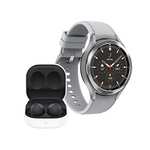 Samsung Galaxy Watch4 Classic – Smartwatch, Bisel Giratorio, Control de Salud, Seguimiento Deportivo, 46 mm, Plata + Samsung Galaxy Buds2
