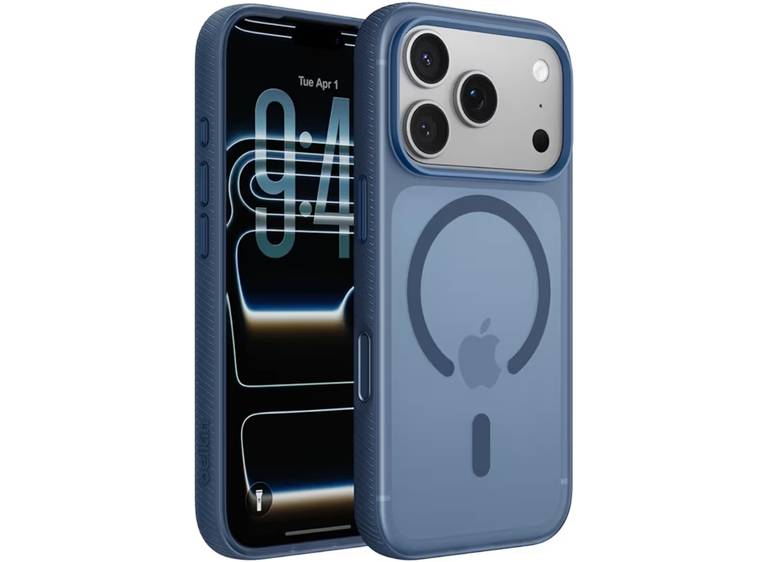 Belkin SheerForce Grip Funda iPhone 17 Pro Compatible con MagSafe, Diseño Ultrafino, Bandas Laterales Antideslizamiento.