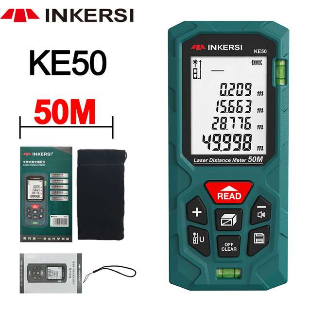 INKERSI Laser rangefinder Digital Tape Measure 40/60/80/100/120m