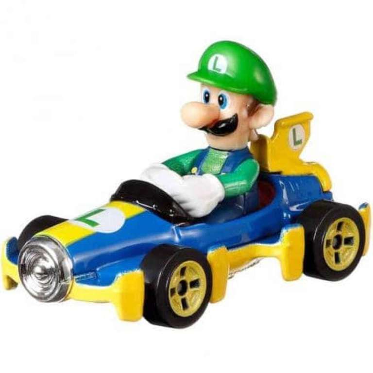 Hot Wheels Mario Kart Coche Luigi