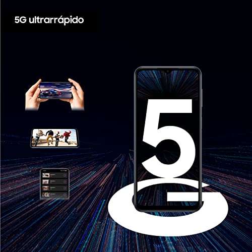 Samsung Galaxy M33 5G (128 GB) Azul - Teléfono Móvil Libre, Smartphone Android con 6GB de RAM