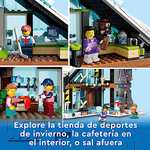 LEGO 60366 City Centro de Ski y Escalada, Set de Edificio Modular de 3 Alturas con Pista, Tienda de Deportes de Invierno, Tele-Ski