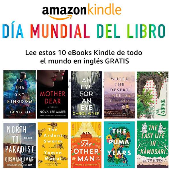 Amazon regala 10 libros electrónicos | Día Mundial del Libro | ReadTheWorld
