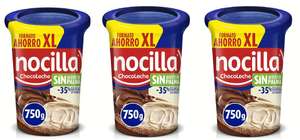 3x Nocilla Chocoleche Tarrina 750 Gr. Total 2250gr
