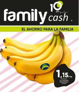 Plátano de Canarias a 1,15€ el Kilo