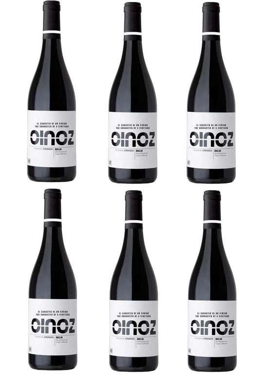 6 botellas de Oinoz Crianza 2019 por 42€ + regalo un sacacorchos profesional + Regalo de 1 botella de Sanz Verdejo 2023