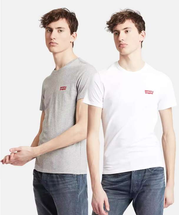 2x camisetas Levi's 100% algodón solo 16.2€