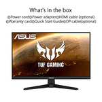 ASUS VG247Q1A - Monitor Gaming de 23.8" FullHD (1920x1080, VA, 16:9, HDMI x2, DisplayPort, 165 Hz, 1ms, ELMB, FreeSync Premium, Shadow Boost