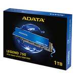 ADATA SSD Legend 750 M.2 1TB PCIe Gen3x4 2280