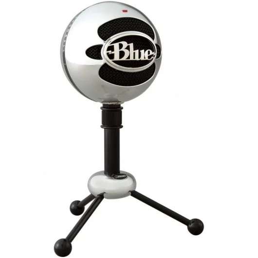 Blue Microphones Snowball Micrófono USB Aluminio con Dos Patrones de Captación Versátiles