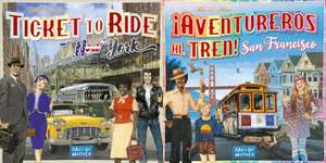 ¡Aventureros Al Tren! San Francisco y New York - Juegos de Mesa
