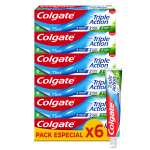 6X Pastas dientes Colgate Triple Acción