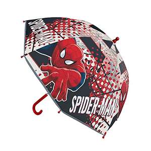 Paraguas Transparente de Spiderman-Licencia Oficial Marvel