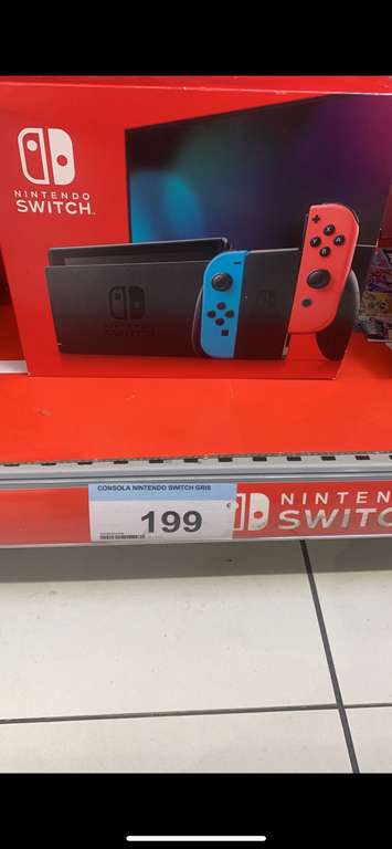 Nintendo Switch en (Gris 199€, Rojo/Neón 229€, Carrefour de Majadahonda)