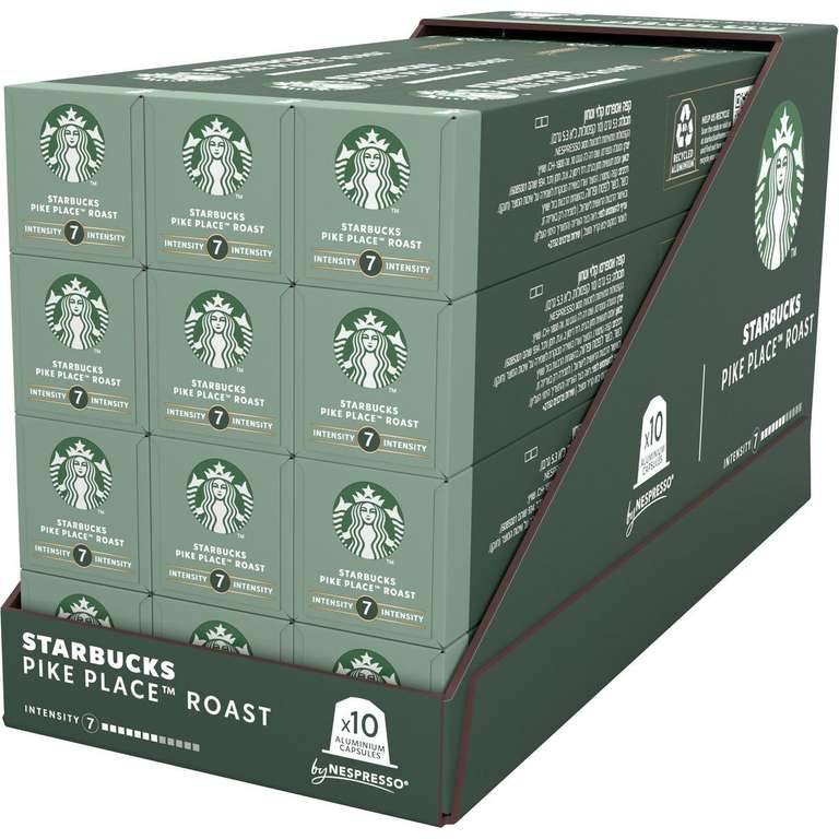 Starbucks by Nespresso, 120 cápsulas de café