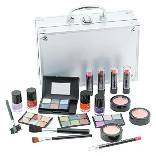 Maletín de Bon Voyage Makeup Set - The Color Workshop - Maletin con Maquillaje Incluido Completo en Maletín Plateado y Elegante » Chollometro