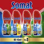 Pack Somat Excellence Gel Anti-Grasa (70 lavados), detergente lavavajillas desengrasante