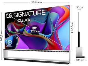TV OLED 88" - LG OLED88Z39LA, OLED 8K, Inteligente α9 8K Gen6 - Últimas unidades (15% de descuento desde la app)