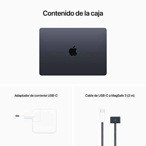 Apple MacBook Air (2022), 13,6" Retina, Air MLXW3Y/A 34,54cm En Amazon 1.345€, El Corte Ingles 1.391€, Carrefour 1.354€ y Mediamarkt 1.345€.