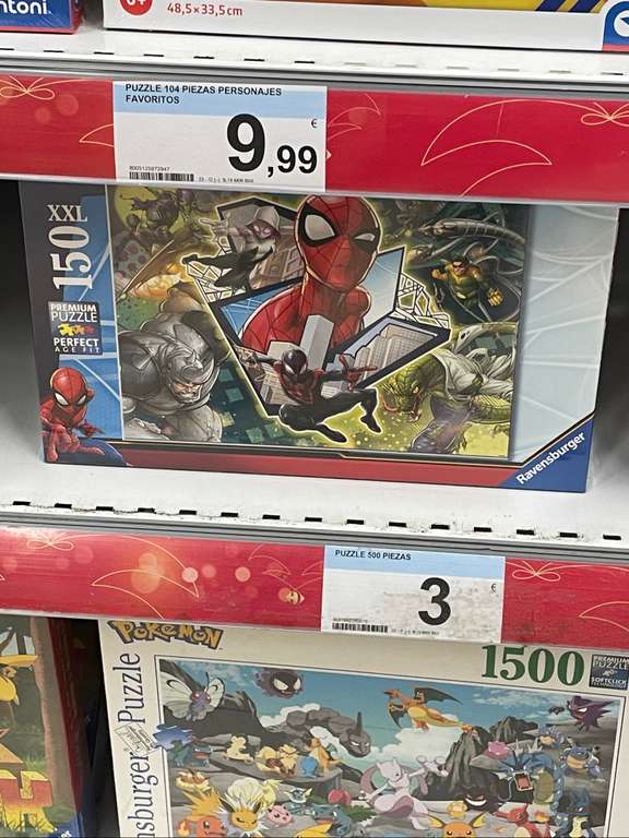 Puzzle 150 piezas Spiderman (Carrefour infante murcia)