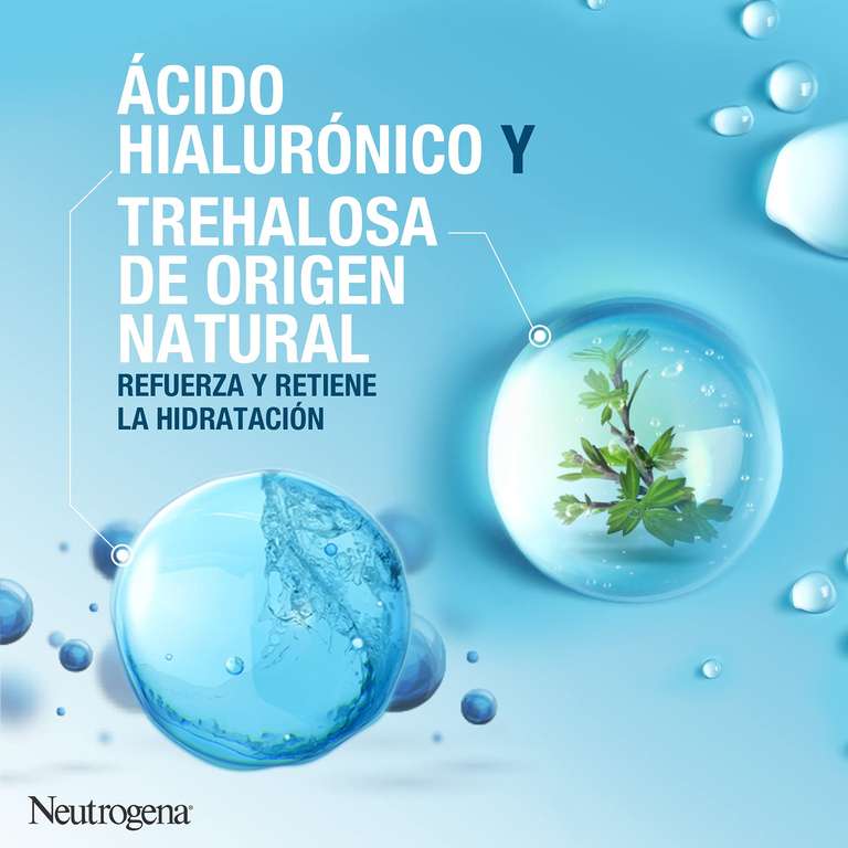 Neutrogena Rutina Facial Hydro Boost, Gel de Día Mascarilla Noche, con Ácido Hialurónico y Trehalosa Natural, Hidratación, Pack de 2 x 50 ml