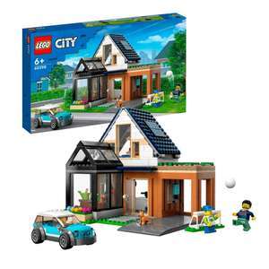 LEGO City 60398 Casa Familiar y Coche Eléctrico;