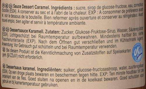 Nestlé Docello - sirope de caramelo - 3 botellas x 1 Kg - Total: 3 Kg