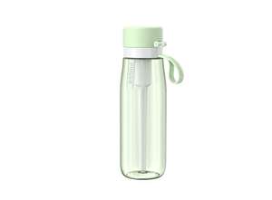 2 Botellas Philips Filtro de Agua Go Zero Daily, Elimina el cloro y mejora el sabor, Libre de BPA (660 ml)