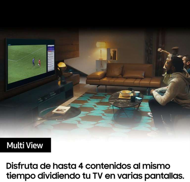 TV QLED 214 cm (85") Samsung QE85Q60B 4K Quantum HDR10+ Barra de Juego 2.0